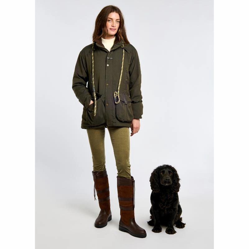 Dubarry Sherwood Ladies Waterproof Utility Jacket - Olive Special Occasion Discount Biggest Savings Now