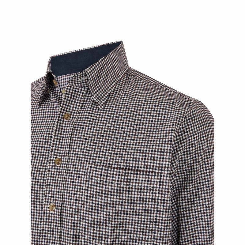 Dubarry Shrewsbury Mens Check Shirt - Navy Multi Shop Smart Deals