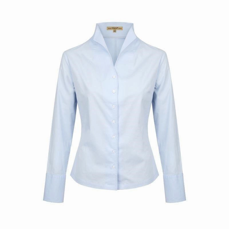 Dubarry Snowdrop Ladies Portrait Collar Shirt - Blue Hot Discount Deal
