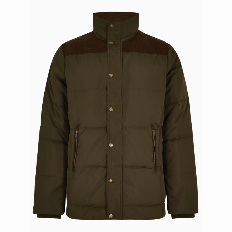 Grab It Fast Dubarry Talbot Down Mens Jacket - Olive