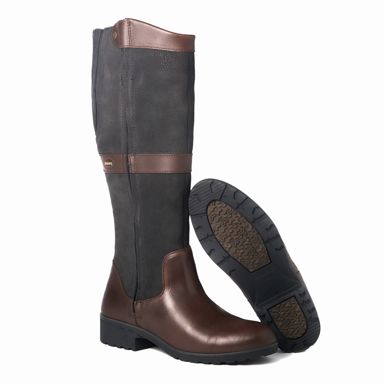 Dubarry Womens Sligo Boot Black / Brown Perfect Gift Sale