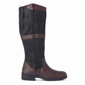 Dubarry Womens Sligo Boot Black / Brown Best Seller Discount Special Savings Today