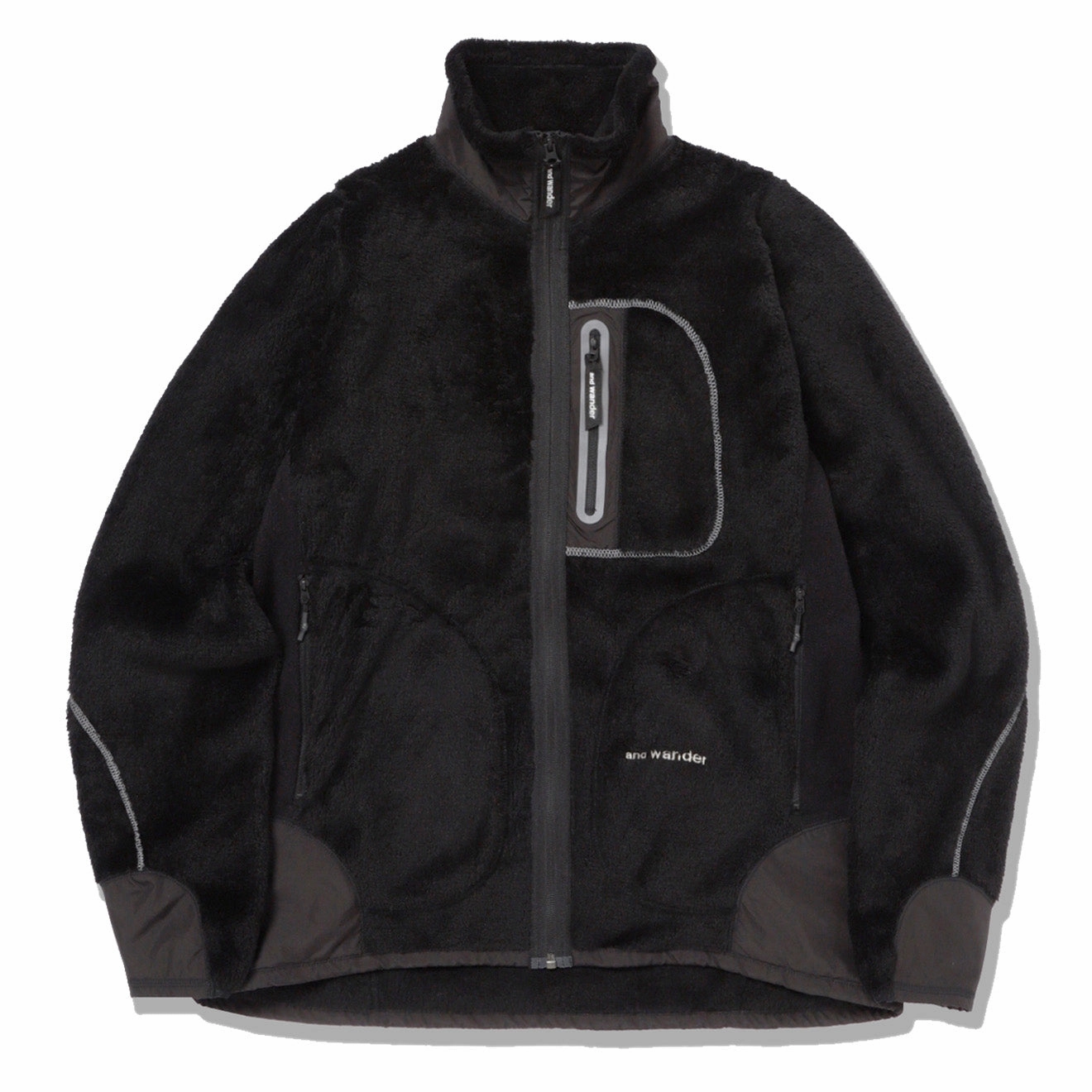 And Wander High Loft Fleece Jacket Black Sweet Deal Inside Exclusive Online Discount