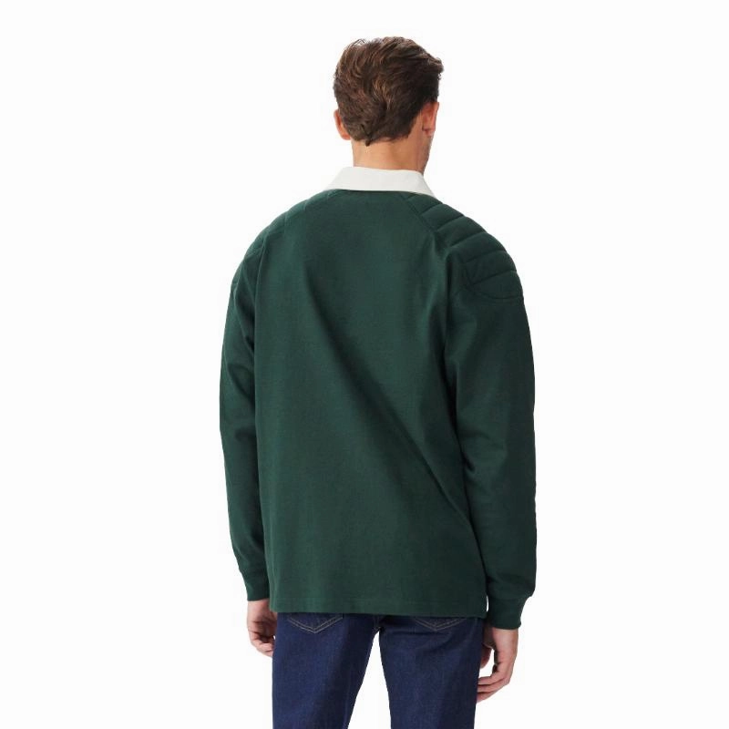 R.M.Williams Classic R.M.W Mens Rugby Shirt - Pine Dont Miss This Steal Exclusive Online Deal