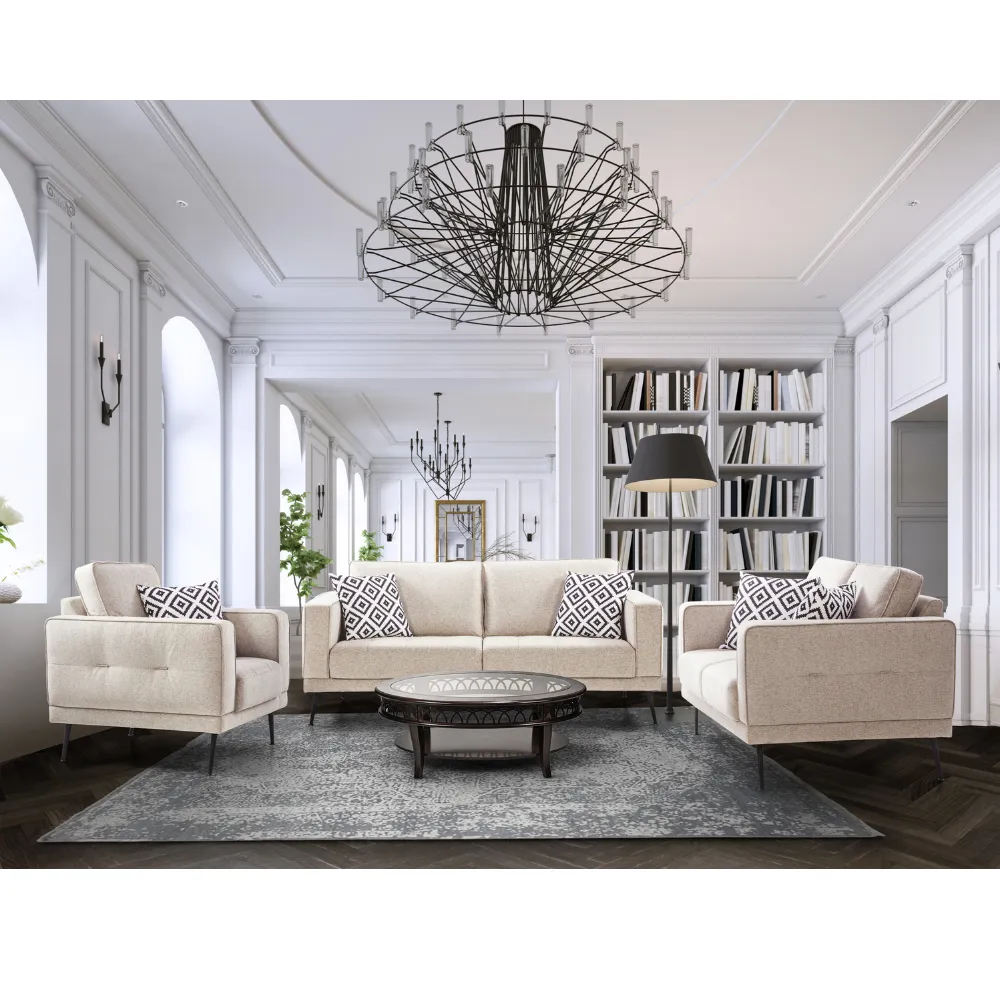 Eugene Euphoric Beige Loveseat