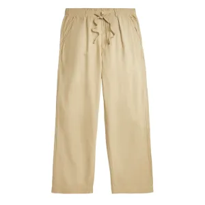 Polo Ralph Lauren Pleated Cotton Linen Pants Coastal Beige Instant Hot Deal