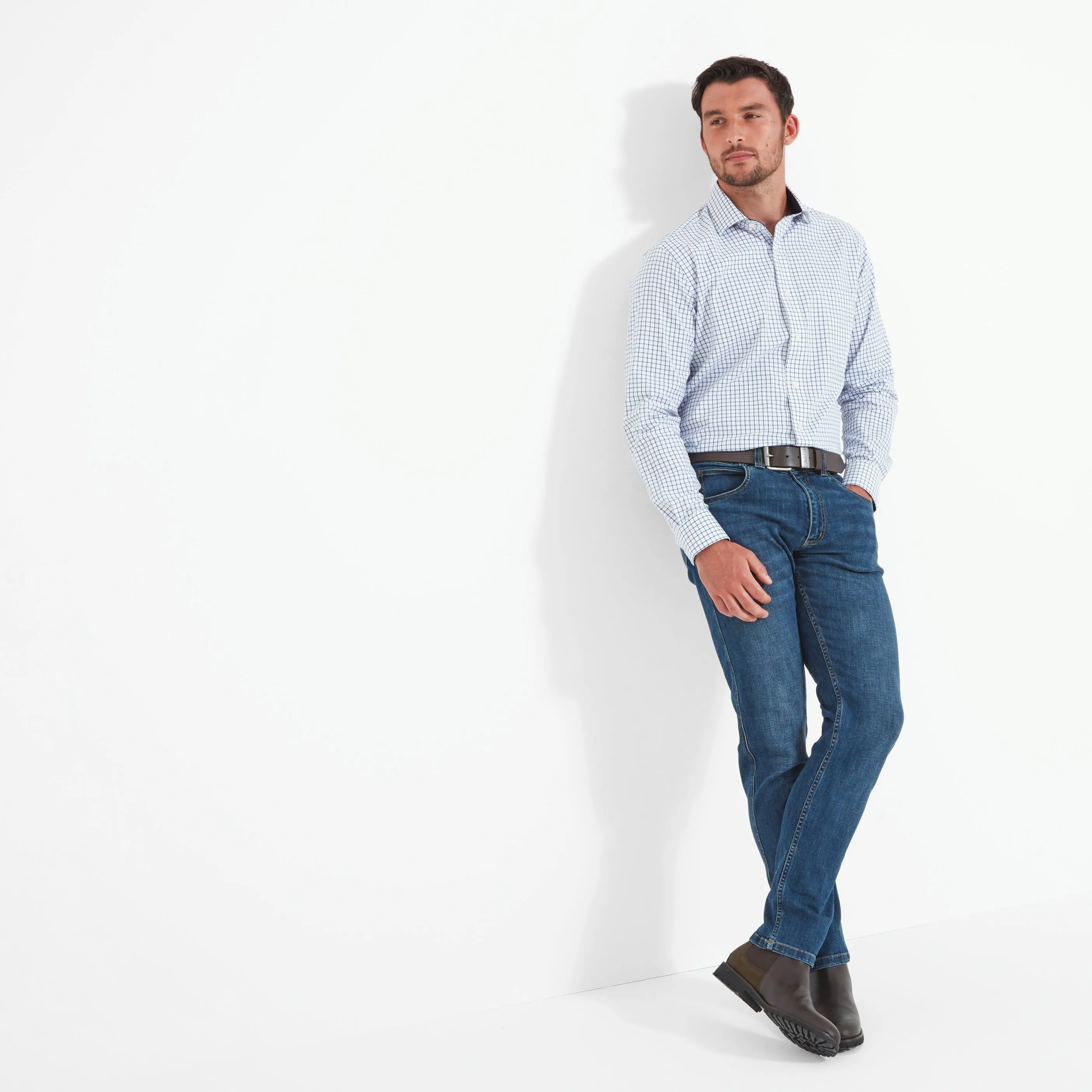 Schoffel James Slim Fit Regular Length (32") Mens Jeans - Indigo Hot Deals Today Grab Save Today
