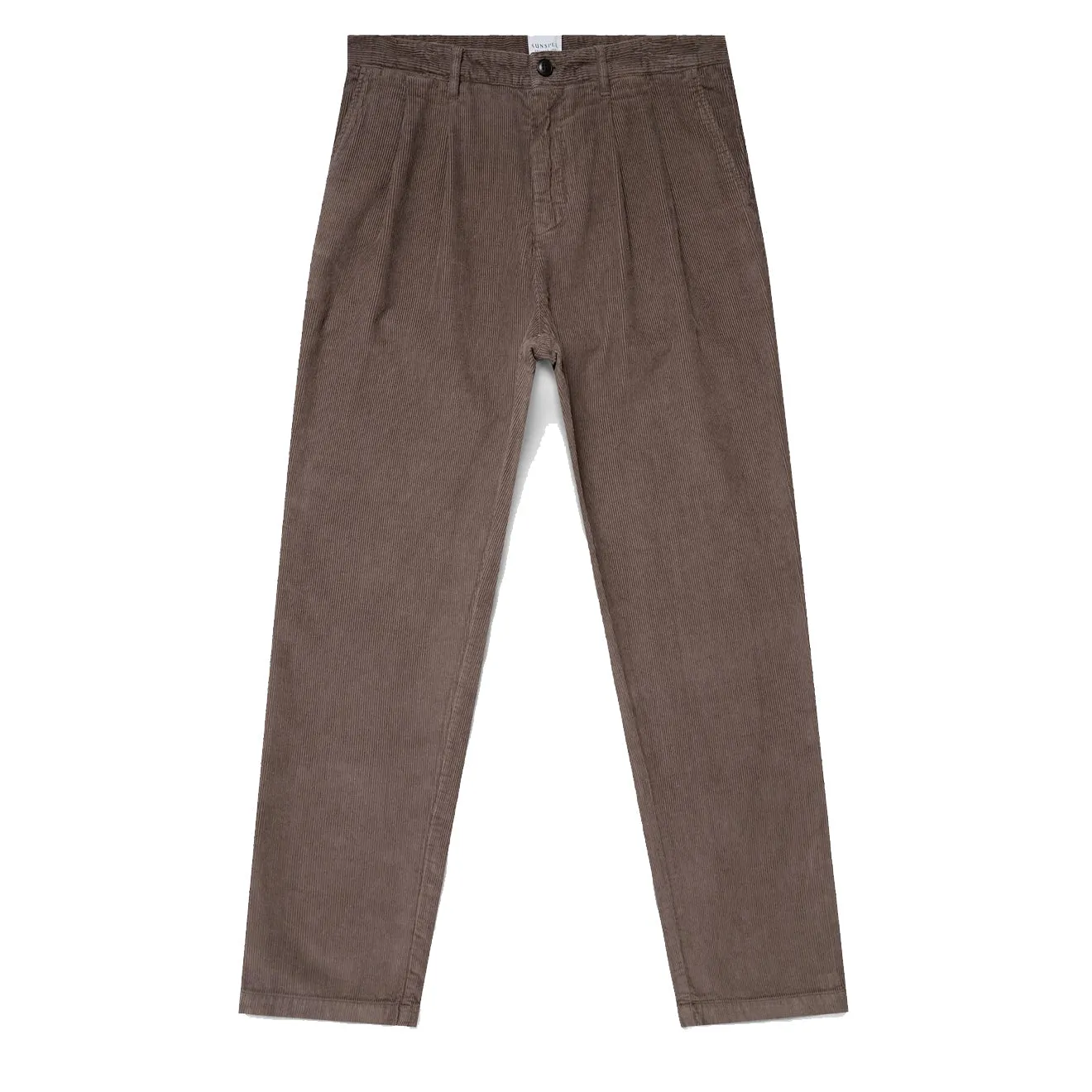 Sunspel Double Pleat Corduroy Trouser Cedar Mega Sale Now Special Price Offer