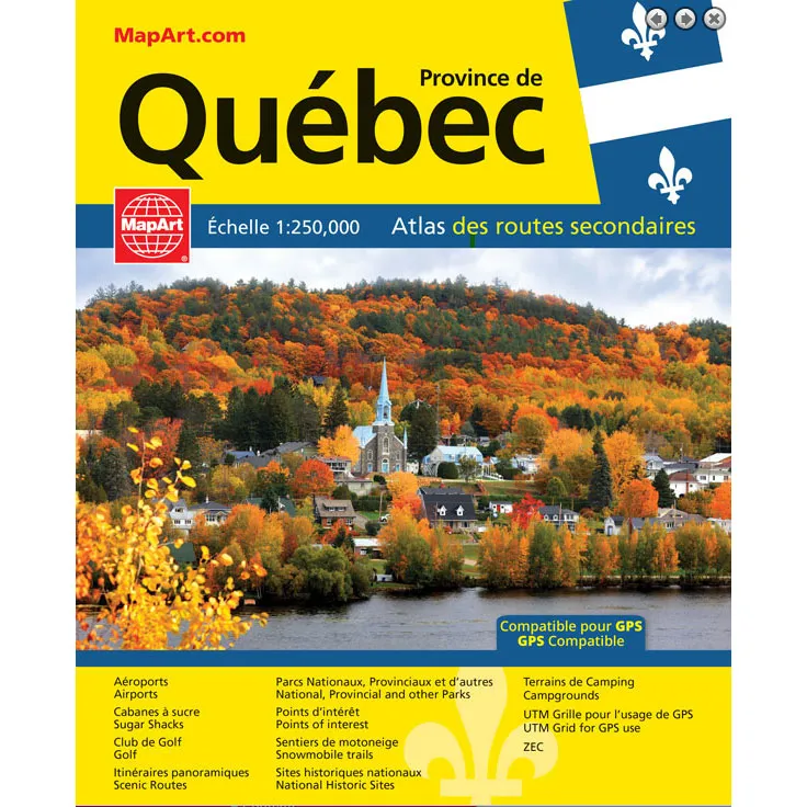 Deal Frenzy Today Province Of Quebec Road Atlas