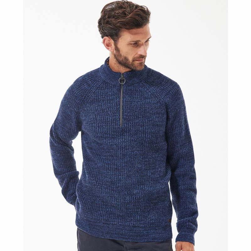 Barbour Horseford Lambswool Half Zip Mens Jumper - Navy Clearance Event Alert Special Steal Event