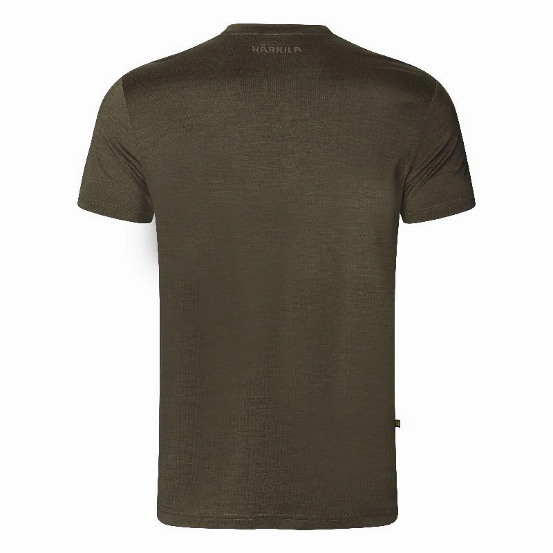 Save Today Event Sale Ending Soon Harkila Base All Season Mens T-Shirt - Willow Green