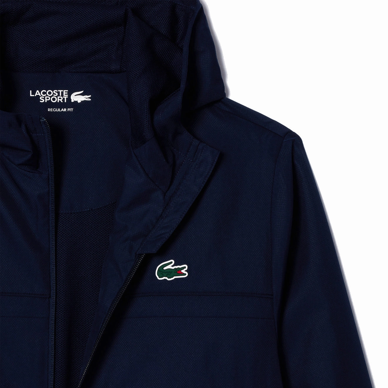 Lacoste Zipped Sport Training Jacket Navy Blue Trending Today Steal