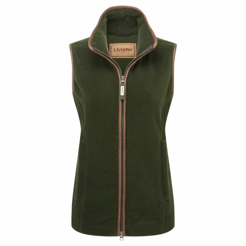 Deal of the Day Grab Your Hot Pick Schoffel Lyndon Ladies Fleece Gilet - Forest