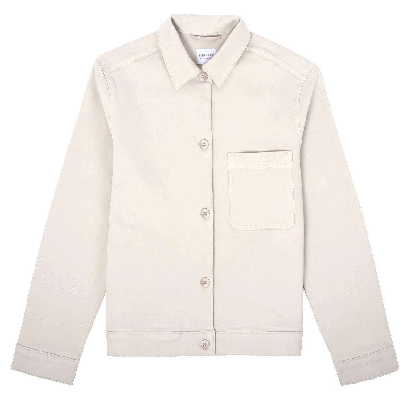 Dont Miss Todays Deal Special Surprise Sale Sunspel Womens Chore Jacket Chalk