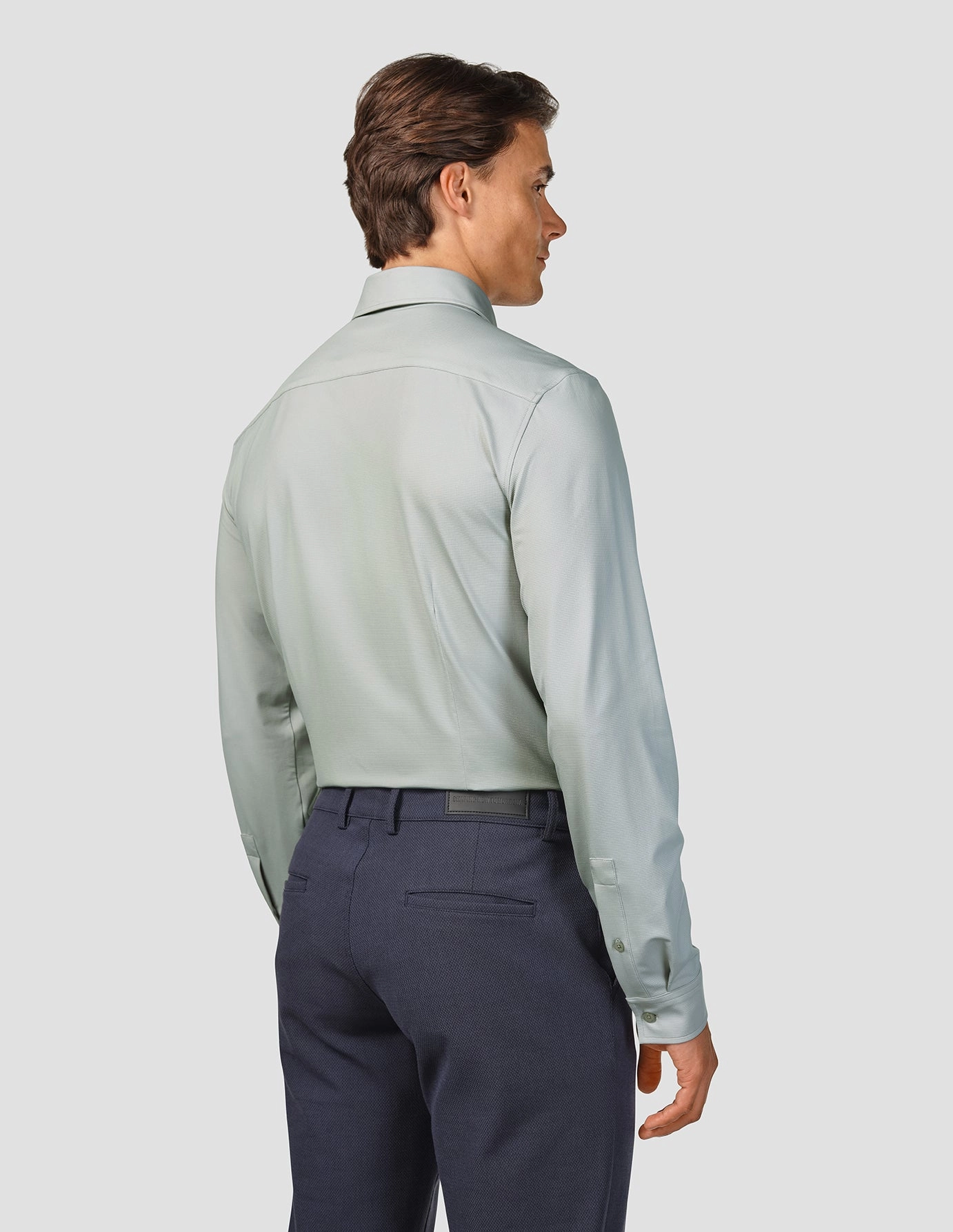 Travel Shirt Mint Grey Slim Exclusive Savings Event Hot Item Clearance