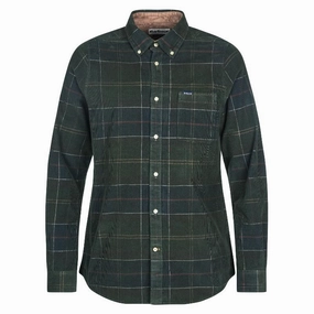 Barbour Blair Corduroy Tailored Mens Shirt - Classic Tartan Online Exclusive Deal Instant Savings Deal