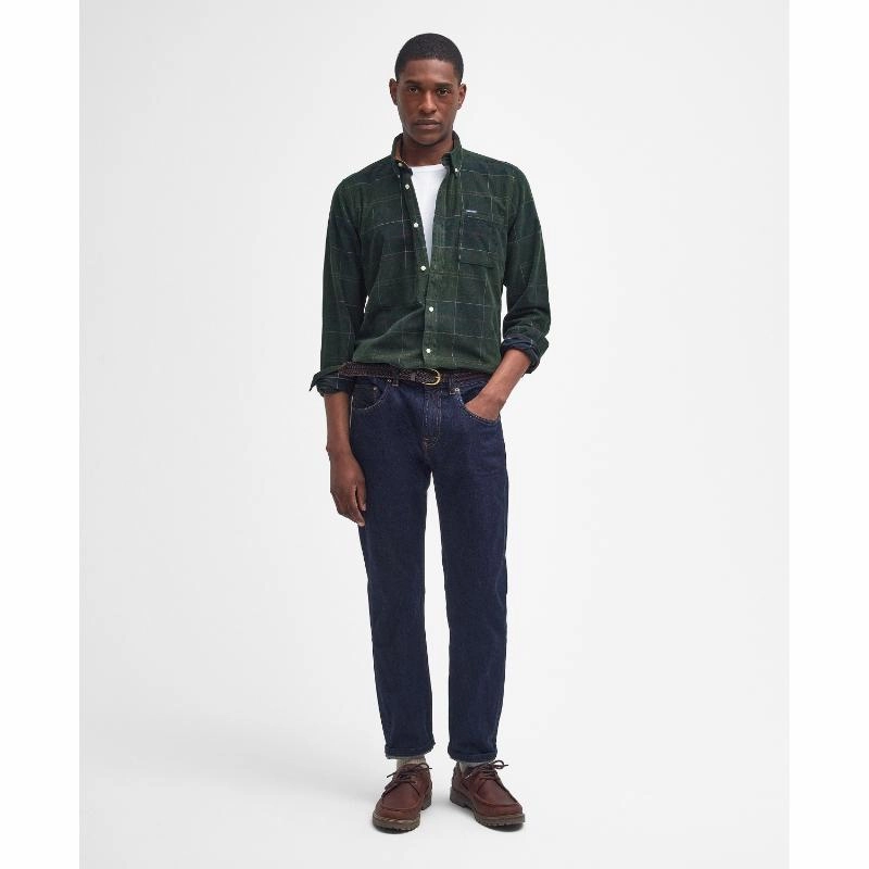 Gift Ideas Galore Steal Todays Offer Barbour Blair Corduroy Tailored Mens Shirt - Classic Tartan