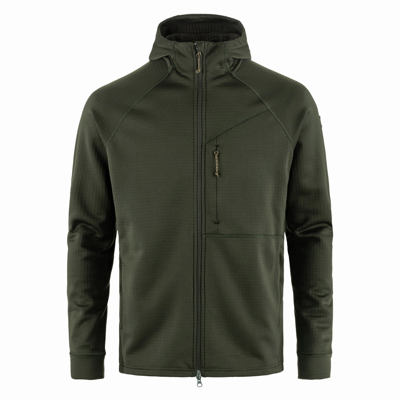 Best Seller Deal Fjallraven Abisko Grid Fleece Hoodie Deep Forest