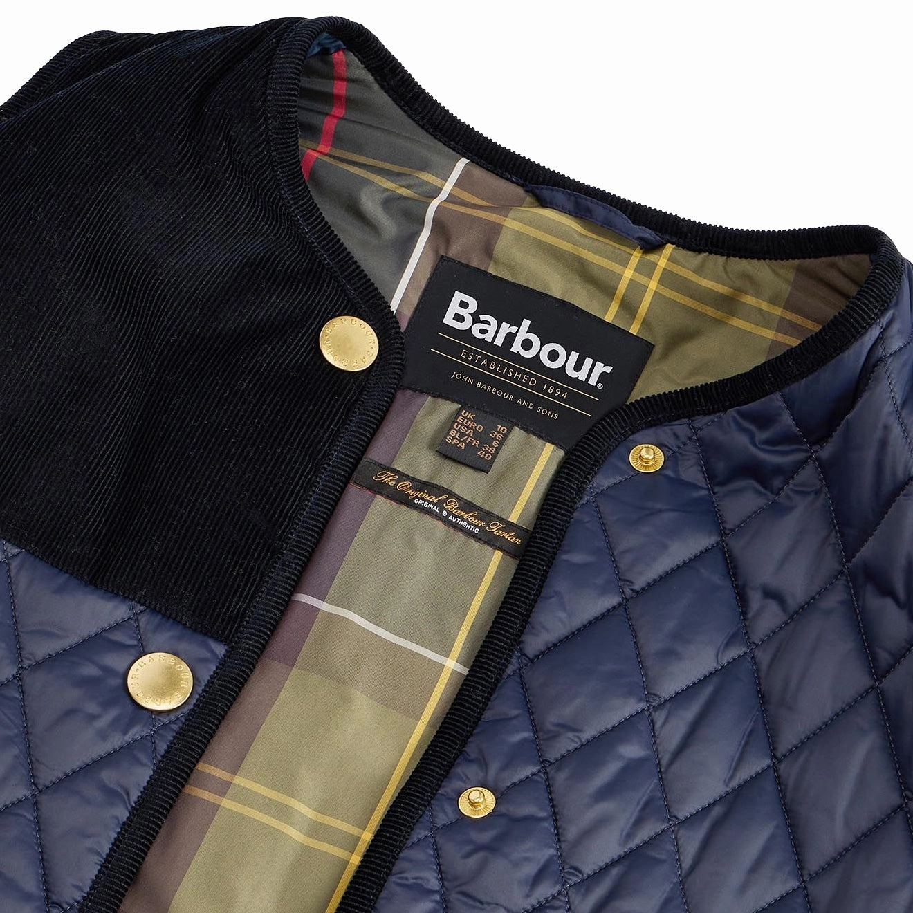 Barbour Womens Healy Liner Navy / Classic GiftWorthy Sale Today Only Hot Pick