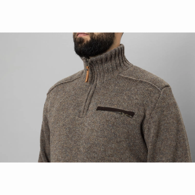 Harkila Annaboda 2.0 Hsp Mens Windproof 1/4 Zip Jumper - Dark Sand Special Price Today Today Only Special