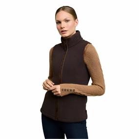 Hot Sale Today Shop Hot Deals Holland Cooper Country Ladies Fleece Gilet - Chocolate