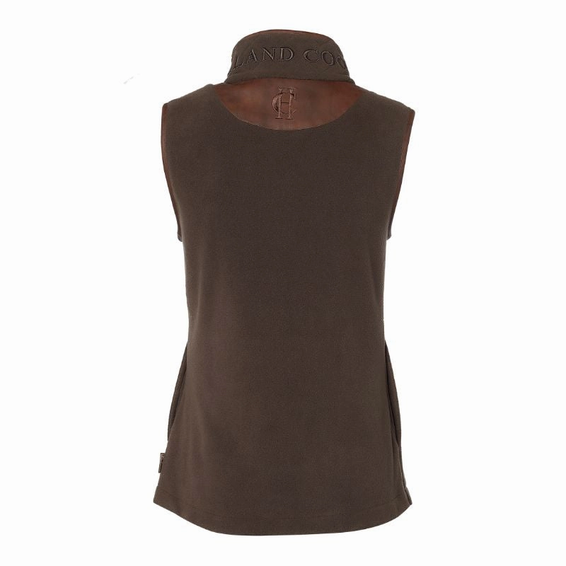 Holland Cooper Country Ladies Fleece Gilet - Chocolate Shop Now Save Grab Todays Deal