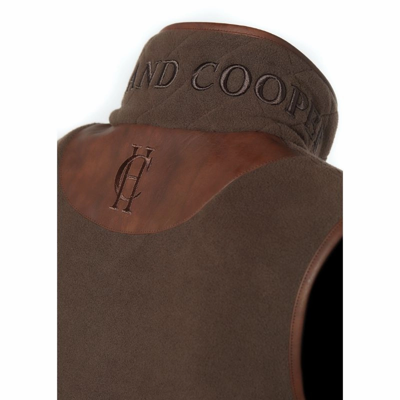 Gift Sale Event Holland Cooper Country Ladies Fleece Gilet - Chocolate