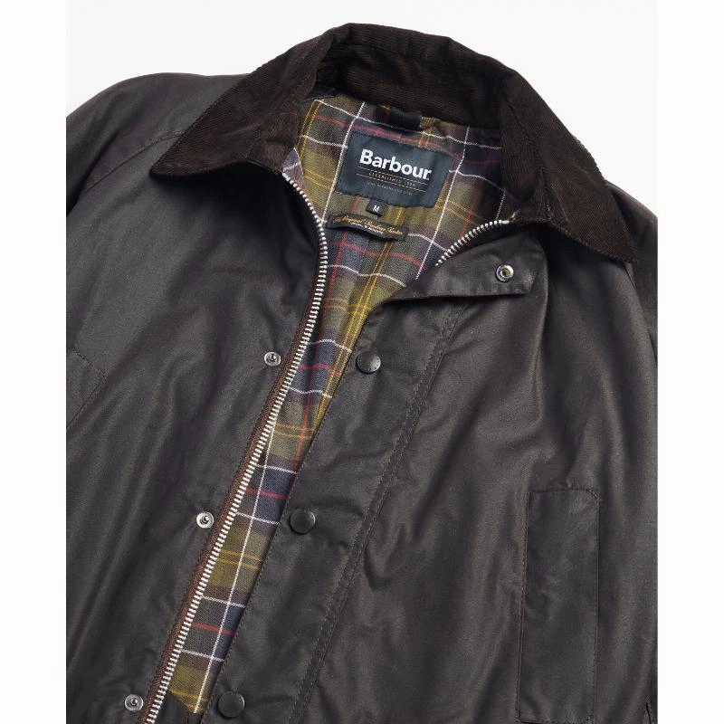 Limited Time Sale Barbour Ashby Mens Wax Jacket - Rustic/Classic