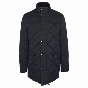 Today Only Savings Todays Hot Savings Barbour Stanford Chelsea Mens Quilt Jacket - Dark Navy