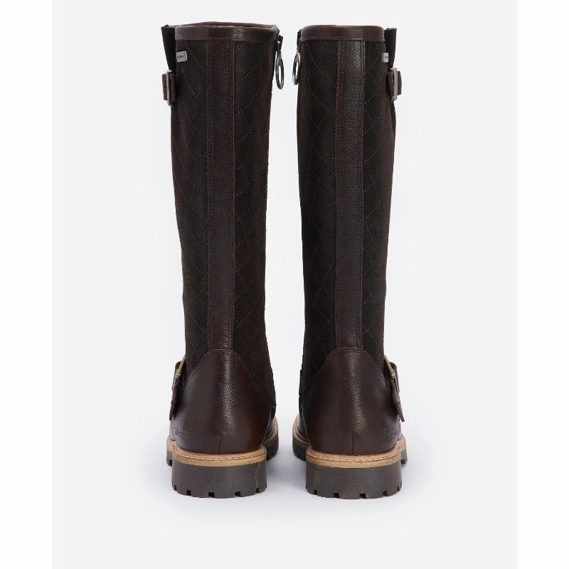 Barbour Willow Tall Waterproof Ladies Boot  - Dark Brown MustHave Deals Grab Todays Deal