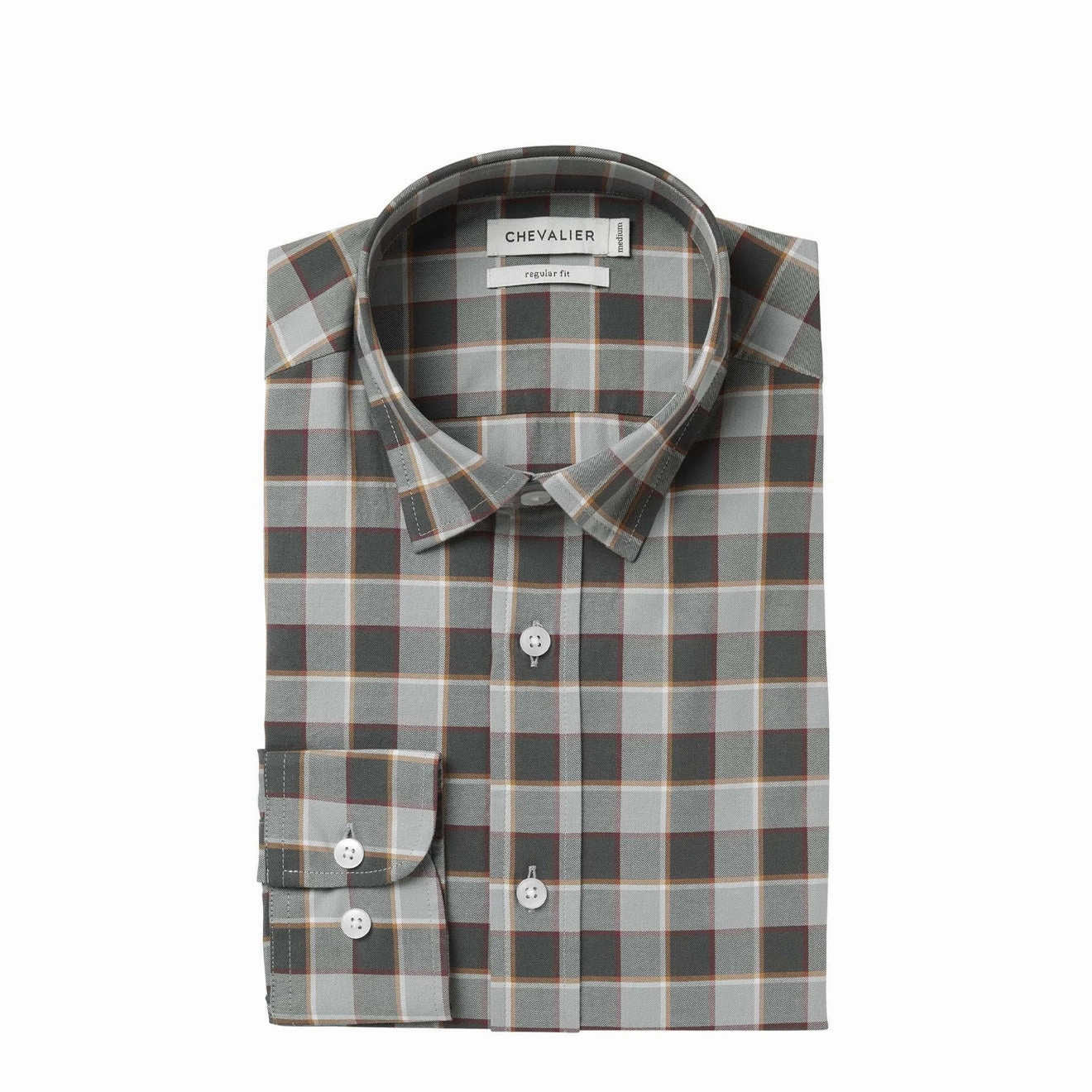 Today Only Savings Dont Miss Todays Deal Chevalier Belmont Regular Fit Shirt Grey Melange Checked