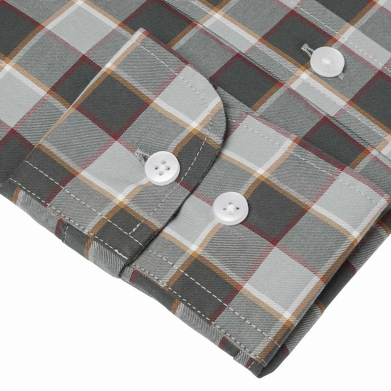 Chevalier Belmont Regular Fit Shirt Grey Melange Checked Hot Item Clearance Best Deal Online