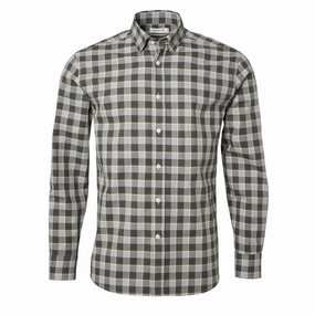 Chevalier Belmont Regular Fit Shirt Grey Melange Checked Shop Smart Deals