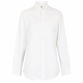 Dubarry Clontarf Mens Cotton Oxford Shirt  - White Mega Online Discount Shop Todays Picks