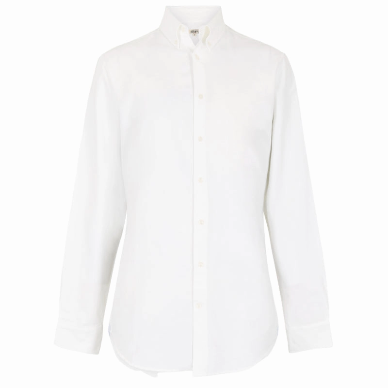 Dubarry Clontarf Mens Cotton Oxford Shirt  - White Mega Online Discount Shop Todays Picks