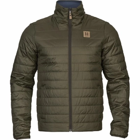 Harkila Kalix Hsp Reversible Mens Padded Jacket - Willow Green/Sea Blue Instant Savings Inside