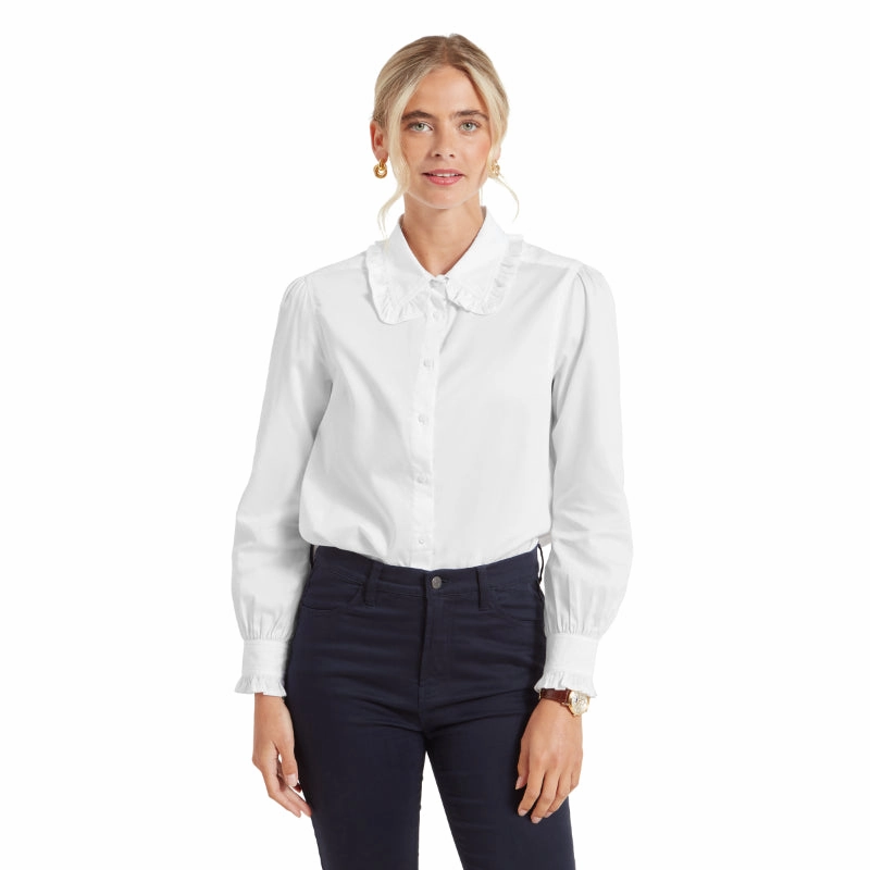 Clearance Event Today Special Steal Event Schoffel Somerleyton Ladies Shirt - White