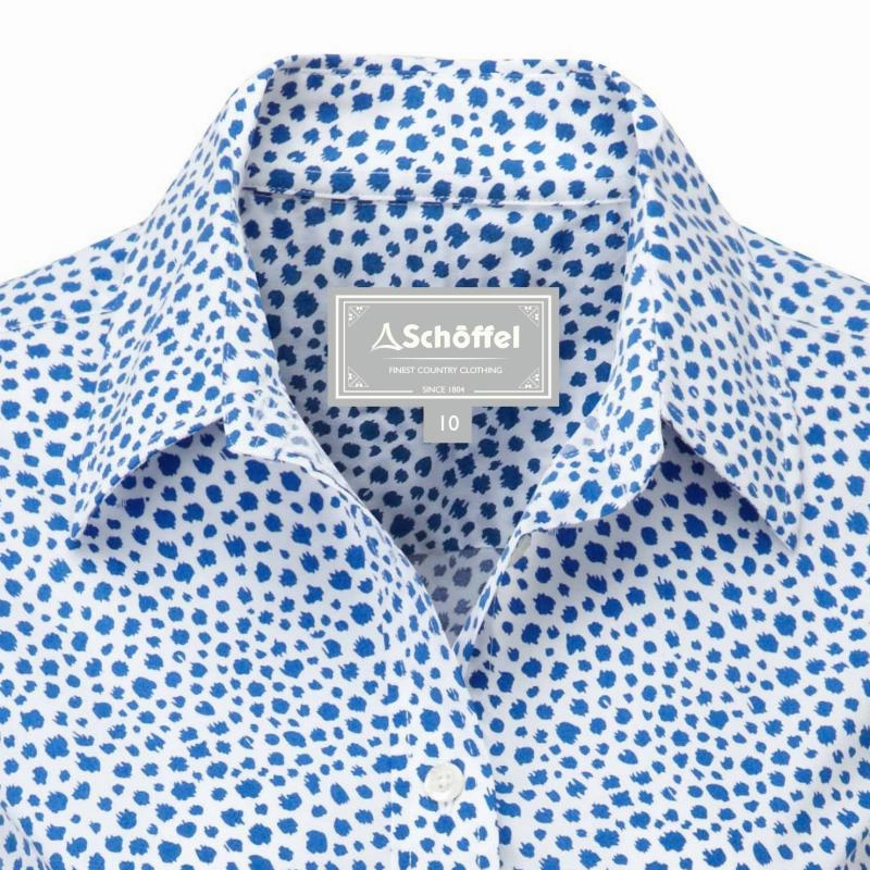 Best Deal Online Schoffel Suffolk Ladies Cotton Shirt - Blue