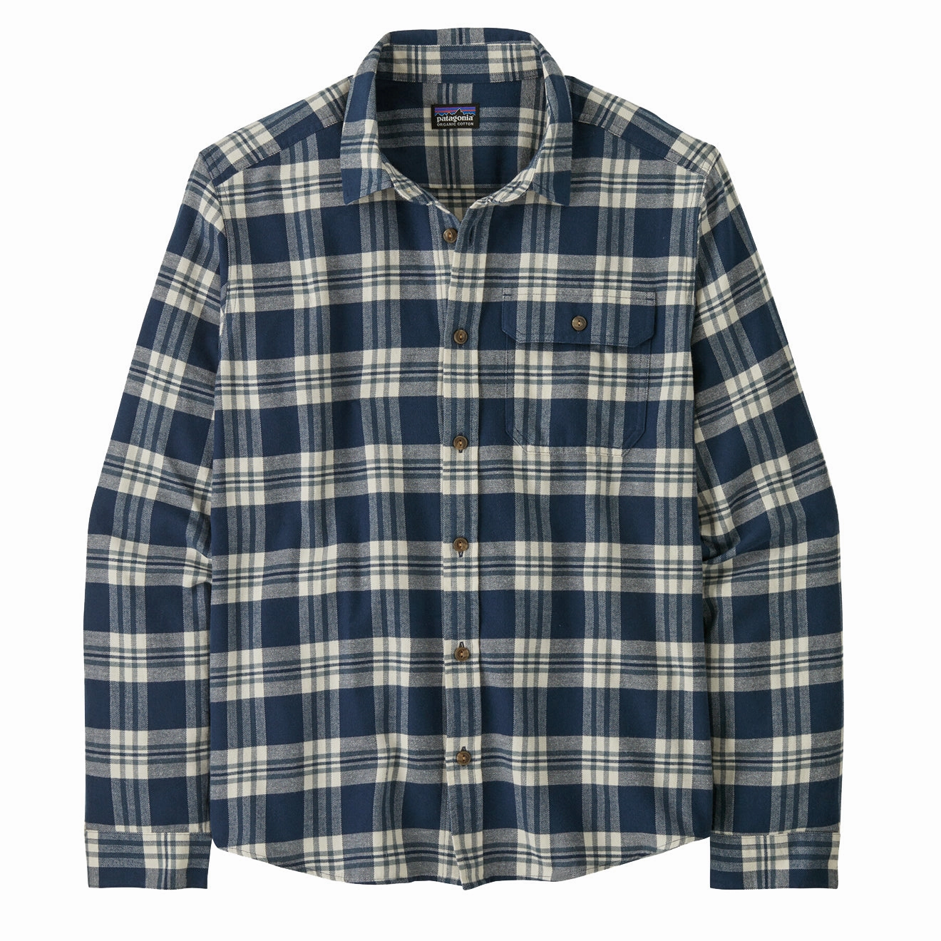 Patagonia L/S Lightweight Fjord Flannel Shirt Base Camp / New Navy Mega Sale Now Clearance Sale