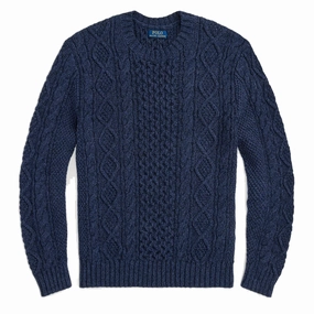 Grab It Now Save Big Online Polo Ralph Lauren The Iconic Fisherman'S Jumper Navy Combo