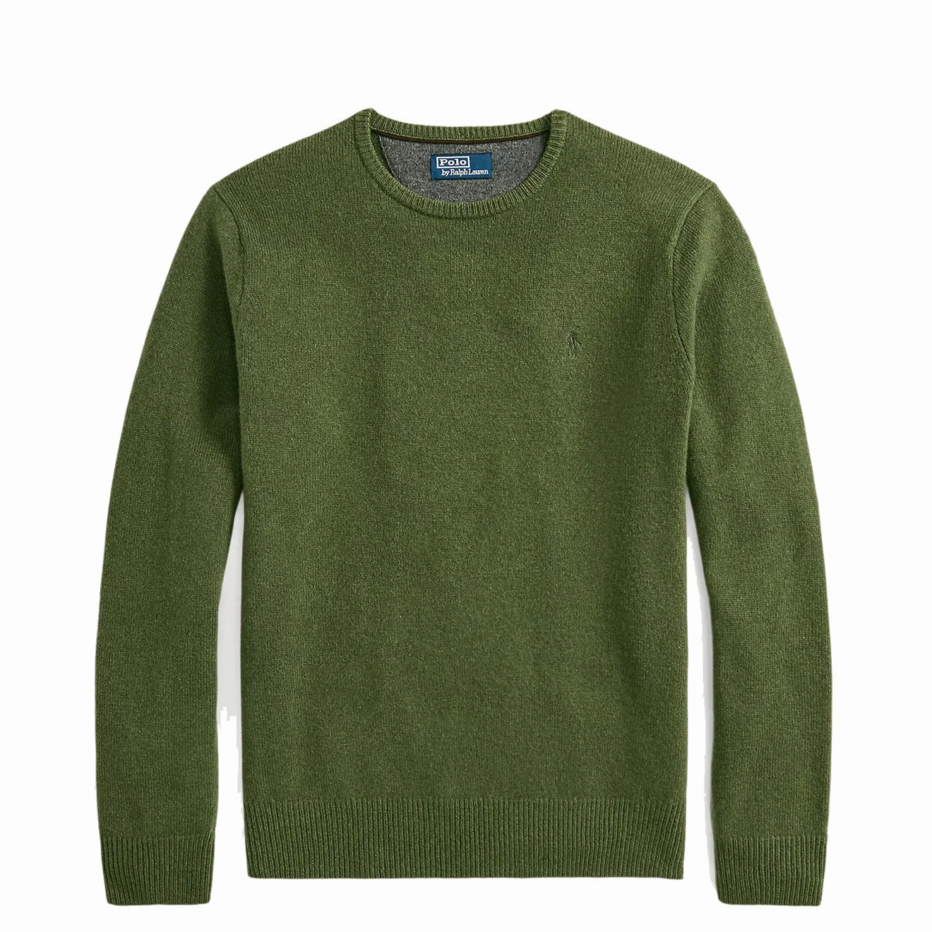 Polo Ralph Lauren Wool Crew Neck Knit Classic Olive Heather Limited Time Offer