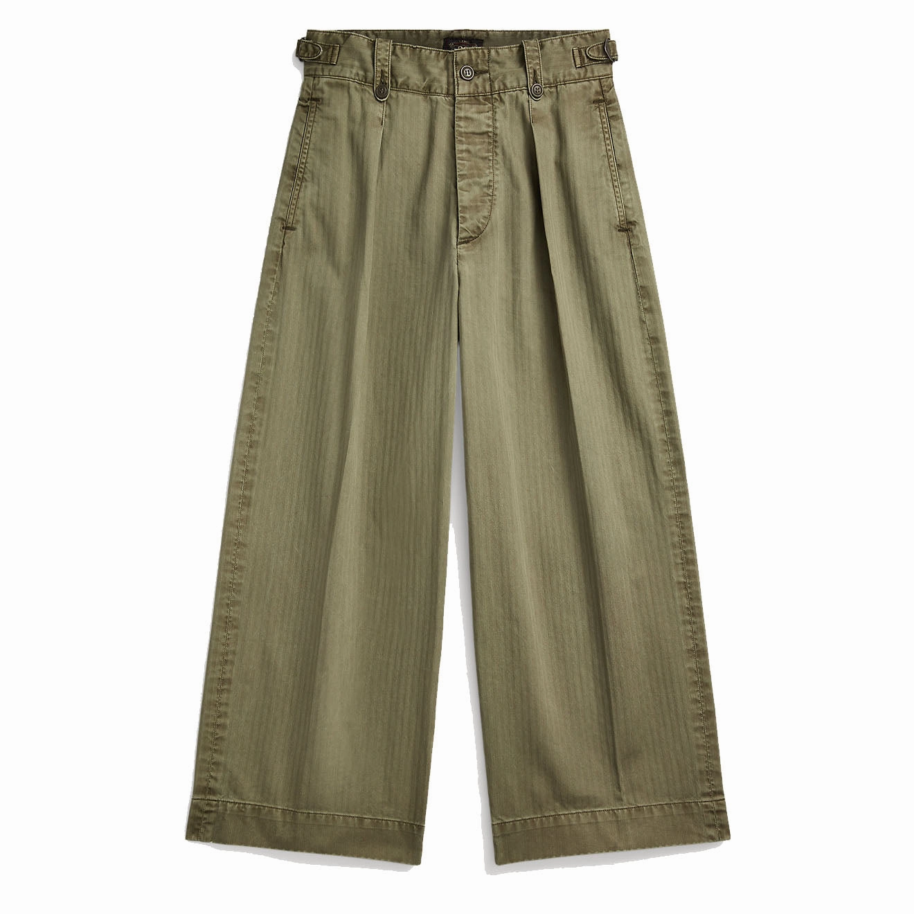 Surprise Discount Today Mega Sale Now Rrl By Ralph Lauren Womens Kyle Trouser Ankle Pleated New Olive
