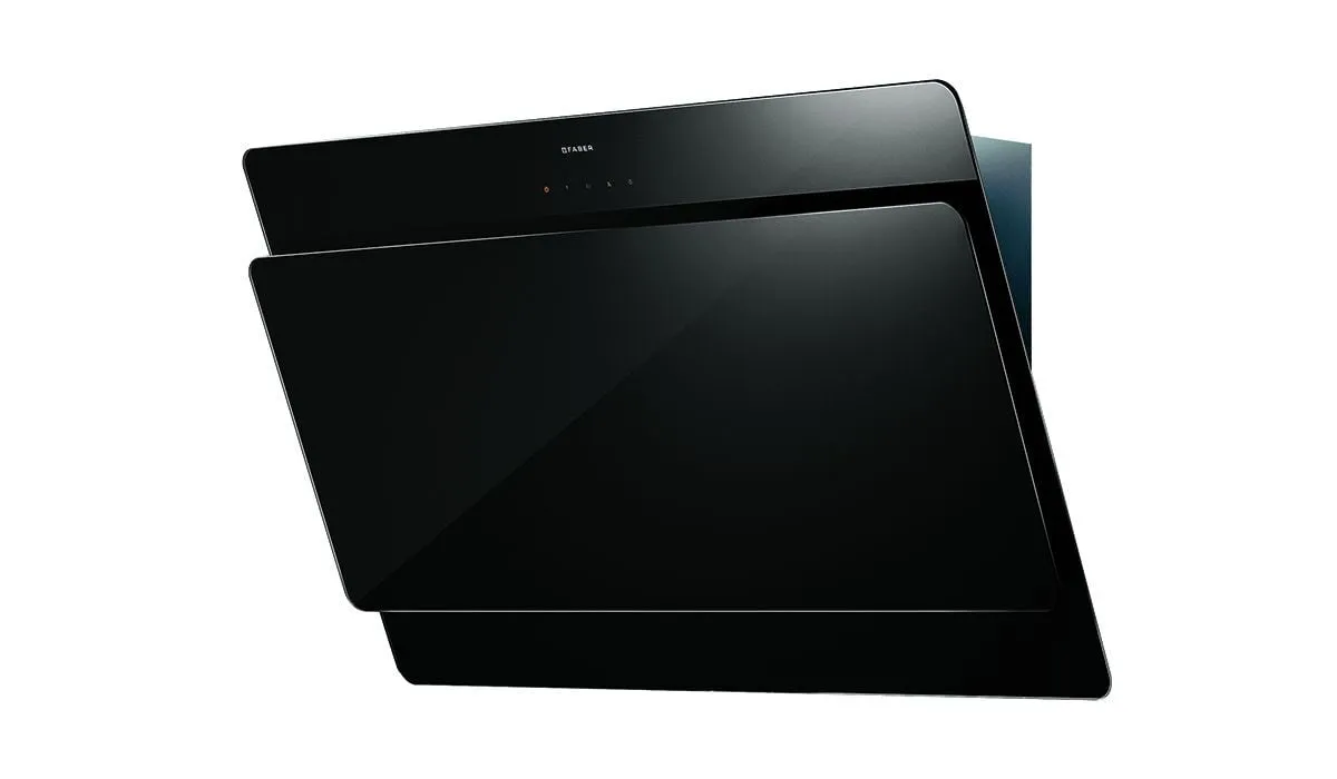 Faber CTAL36BK300B 36" Vertical Wall Hood Black Glass