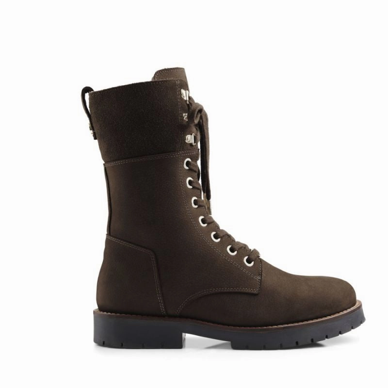 Fairfax & Favor Anglesey Ladies Shearling Lined Boot - Chocolate Dont Miss Big Savings