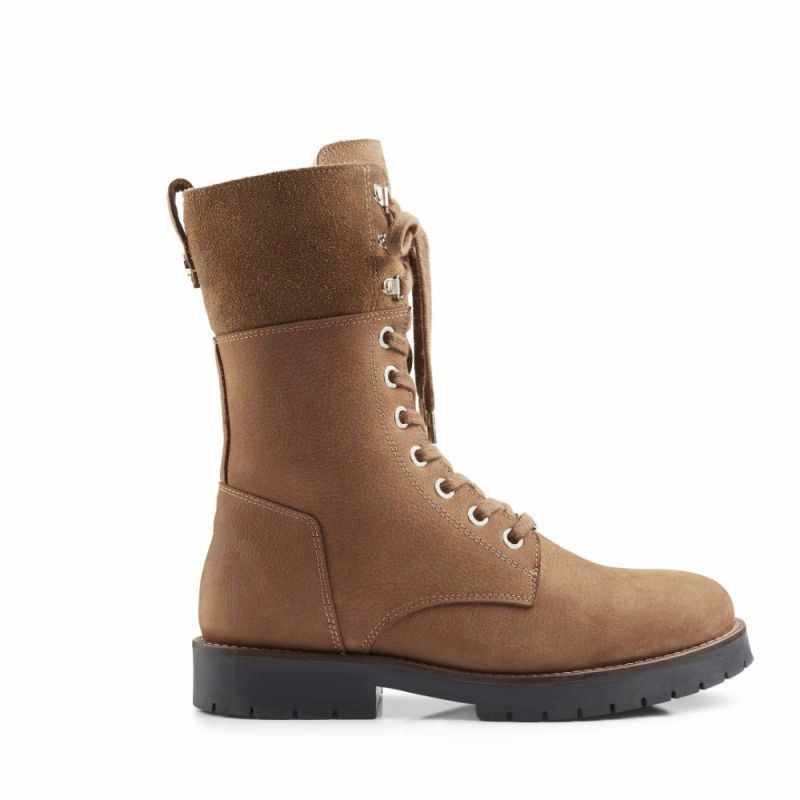 Fairfax & Favor Anglesey Ladies Shearling Lined Boot - Cognac Today Only Discount