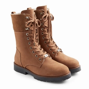 Fairfax & Favor Anglesey Ladies Shearling Lined Boot - Cognac Shop the Best Deals Trending Offer Today