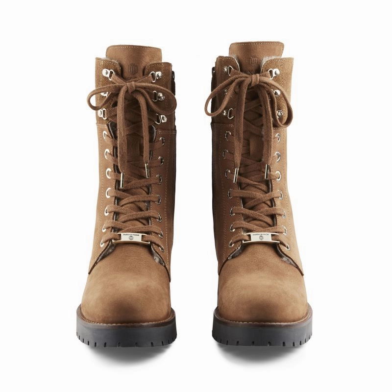 Mega Discount Event Dont Wait Save Fairfax & Favor Anglesey Ladies Shearling Lined Boot - Cognac