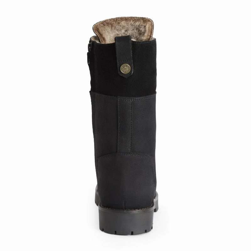 Fairfax & Favor Anglesey Ladies Shearling Lined Boot (Stockist Exclusive) - Black Limited Stock Hot Deal Grab Save Today