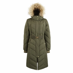Best Price Today Hot Offer Frenzy Fairfax & Favor Charlotte Padded Ladies Longline Coat - Khaki
