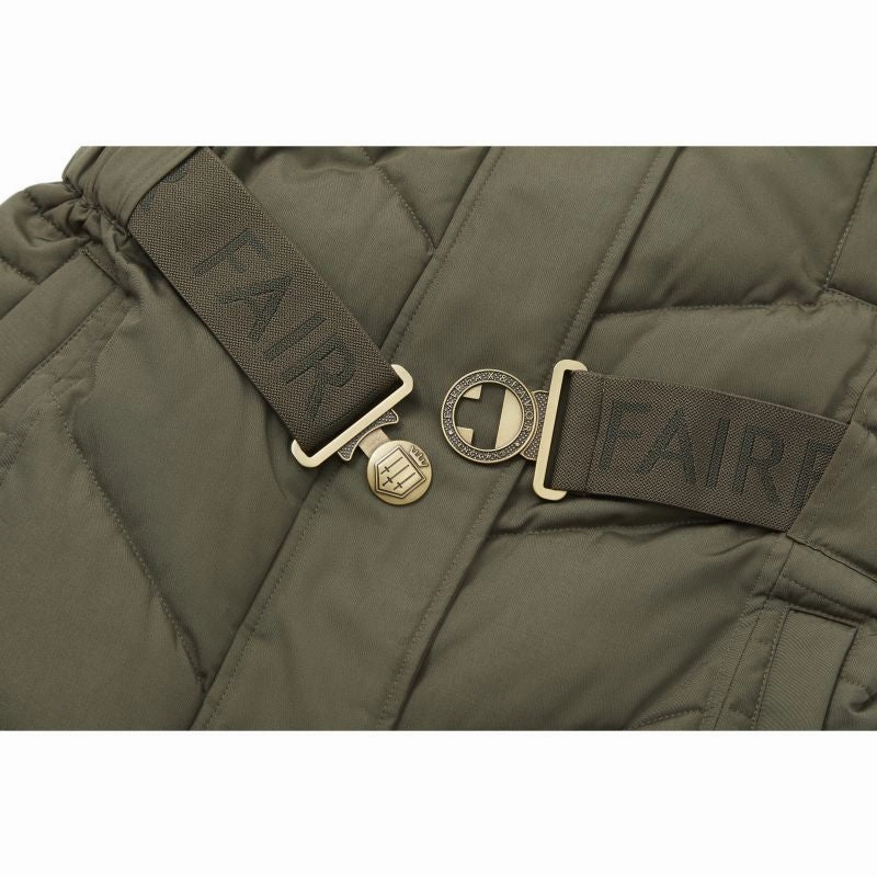 Special Surprise Sale MustHave Steals Fairfax & Favor Charlotte Padded Ladies Longline Coat - Khaki